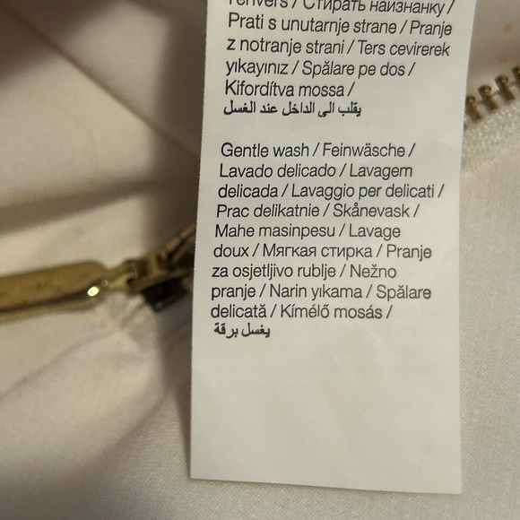 White Vera Moda stunning dress with faux leather trim. Excellent quality!! - Picture 13 of 15